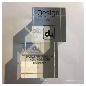 Design Middle East 2021 – Highly Recommended Boutique Firm of the Year