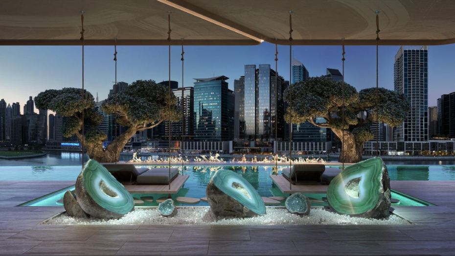 Podium Lobby with Crystal Garden at EYWA