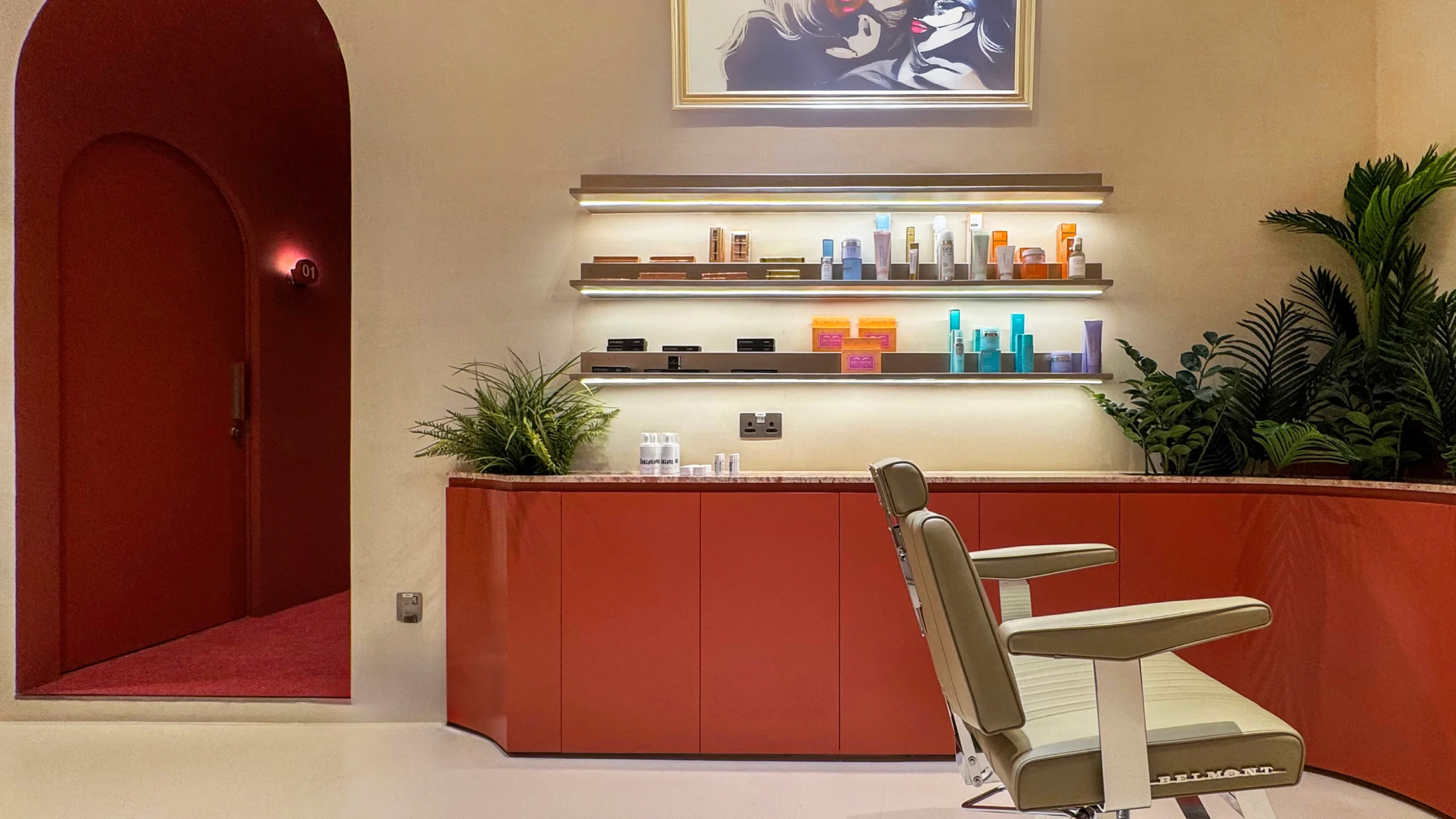 Brau Salon styling area